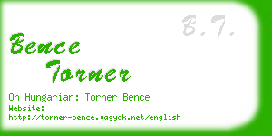 bence torner business card